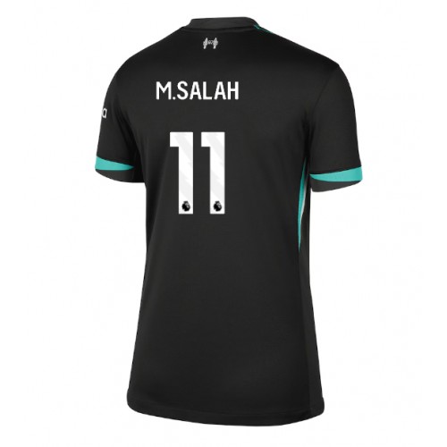 Dres Liverpool Mohamed Salah #11 Gostujuci za Žensko 2024-25 Kratak Rukav